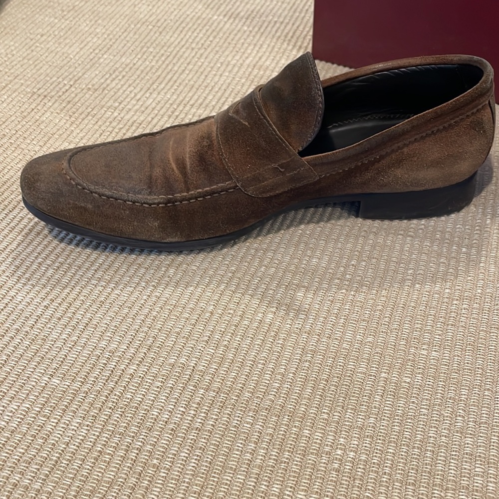To Boot New York Brushed Leather Dark Brown Men’s Size 8.5 - Picture 2 of 11